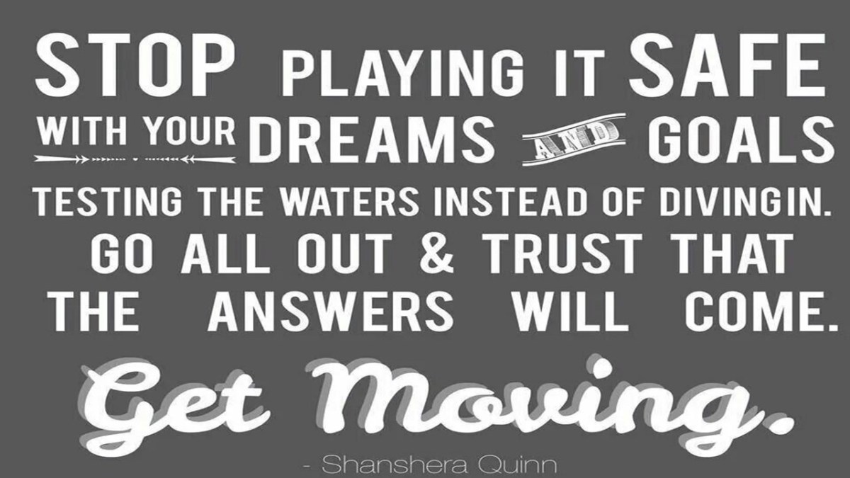 Stop Playing It&nbsp;Safe